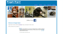 Desktop Screenshot of doggiedepotpetgrooming.com